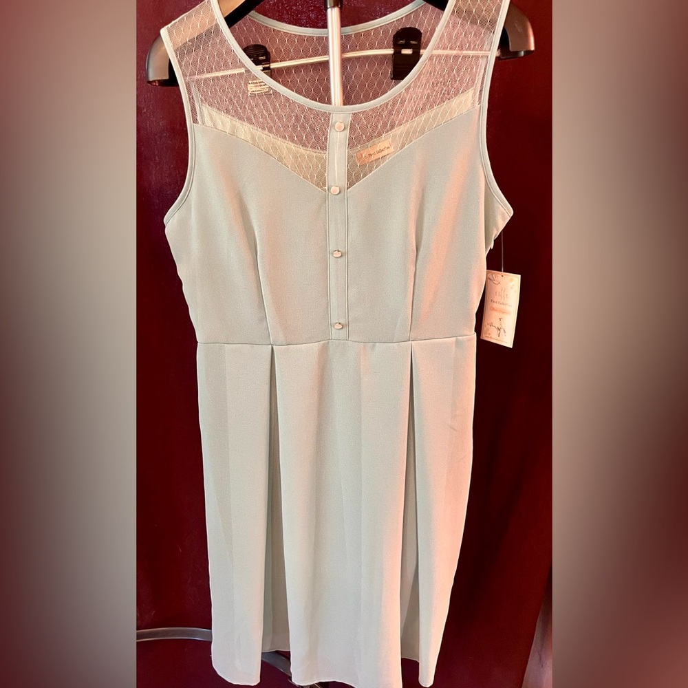 Light blue vintage inspired dress